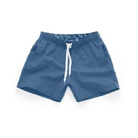 Beach Pants Men's Shorts Summer Surf Pants (Option: Navy Blue-XL)
